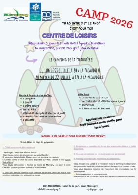 Camp 9-12 ans