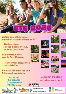 Programme ETE 2026 pour les ados avec INFO JEUNES