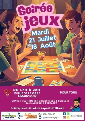 Soirées Jeux pour tous
